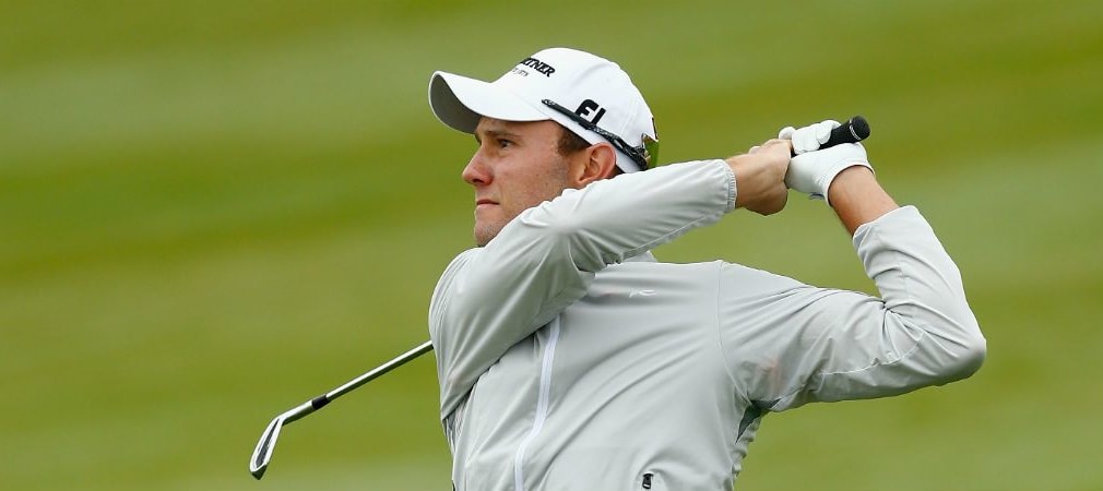 Max Kieffer ist bereits im Clubhaus. Marcel Siem muss nach einer Regenunterbrechung bei der Shenzhen International noch in die Spätschicht. (Foto: Getty)