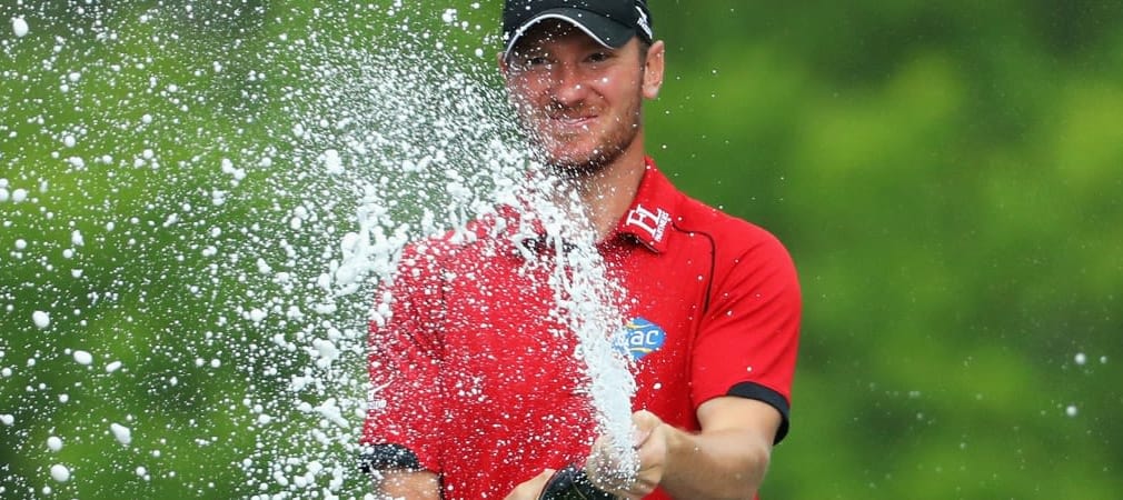 Chris Wood gewinnt die BMW PGA Championship. (Foto: Getty)