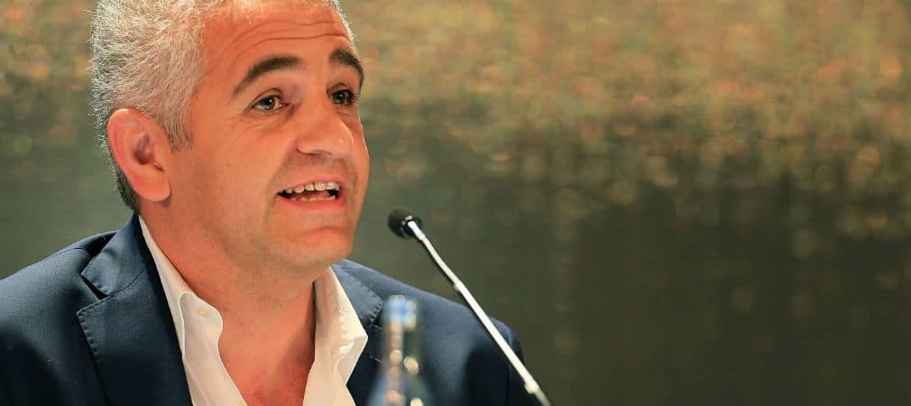 Bei der Präsentation des Ladies European Masters in Düsseldorf sprach Tourchef Ivan Khodabakhsh über die Entwicklung der LET. (Foto: Getty)