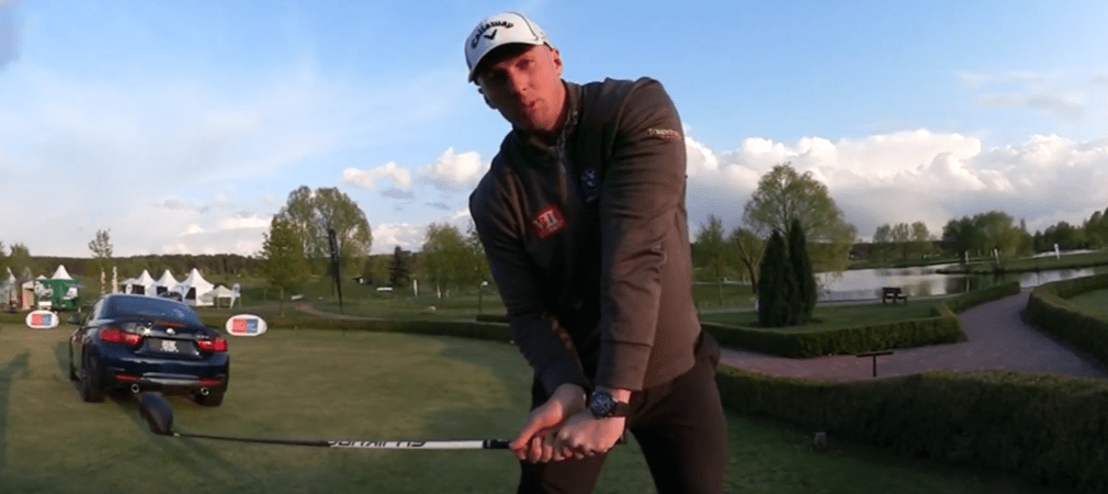 Long Drive Champion Joe Miller gibt Tipps. (Foto: Screenshot_Youtube@Golfpost)