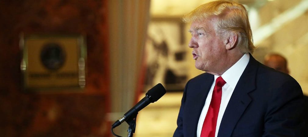 Donald Trump verkündet den Umzug der WGC - Cadillac Championship nach Mexiko. PGA bestätigt. (Foto: Getty)