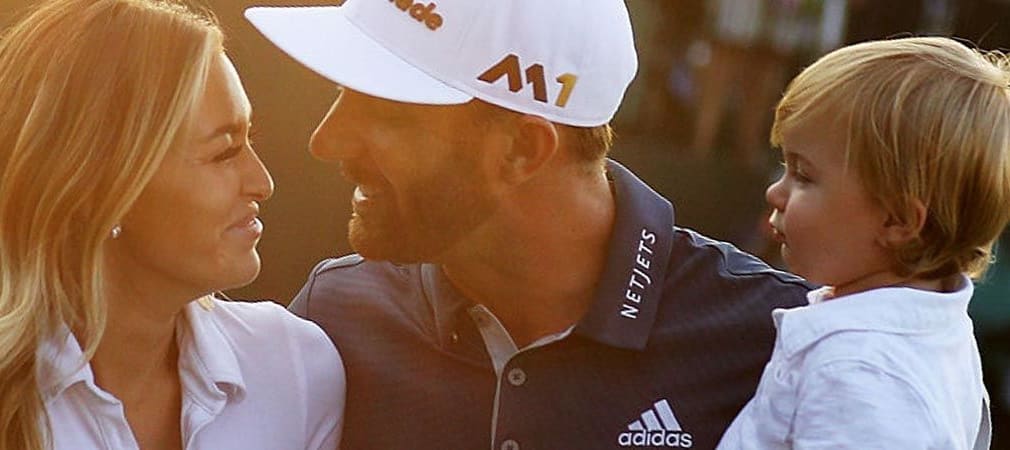 Groß war die Erleichterung und die Freude bei Dustin Johnson und seiner Familie nach dem Sieg bei der US Open.