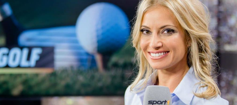 Sarah Valentina Winkhaus spielt seit Jugendtagen selber Golf und moderiert nun BMW International Open in der Free-TV-Übertragung bei Sport1.
