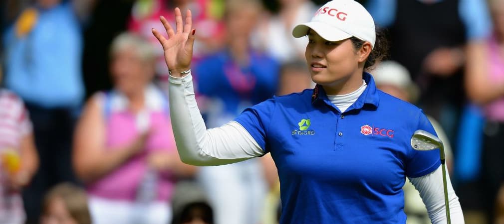 Ariya Jutanugarn schnappt sich die Führung bei der Women's British Open. (Foto: Getty)