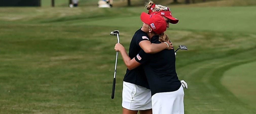 Gemeinsam für die USA: Lexi Thompson (links) und Cristie Kerr zogen bei der International Crown ins Finale ein. (Foto: Getty)