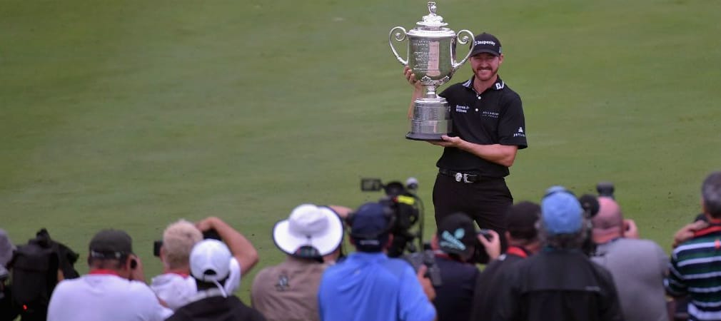 Jimmy Walker war bei der 98. PGA Championship im Baltusrol GC fällig. Er holte sich in einem spannenden Finale den Sieg und sein erstes Major. (Foto: Getty)