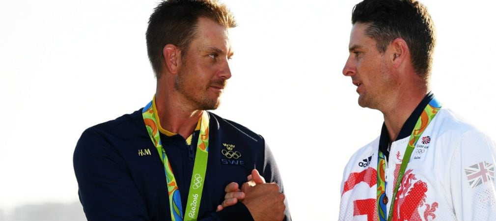 Die beiden Olympiamedaillengewinner Henrik Stenson und Justin Rose könnten als