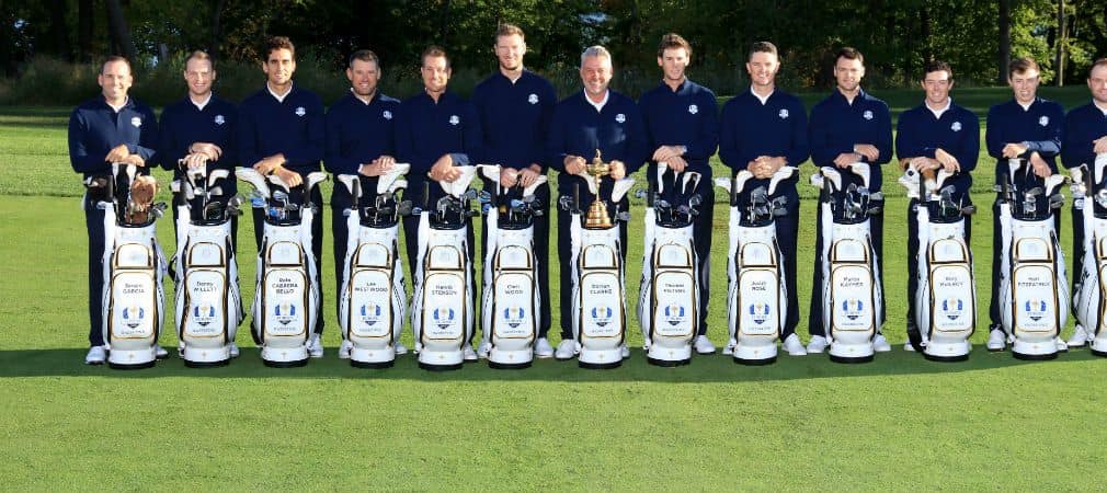 Ein Blick in die Taschen des europäischen Ryder Cup Teams. (Foto: Getty)