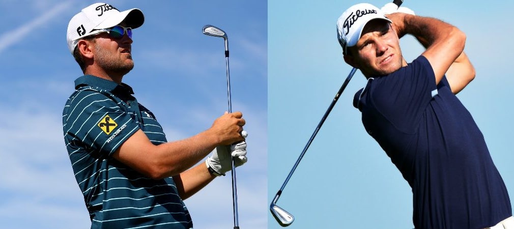 Bernd Wiesberger (links) kann noch um den Sieg mitspielen. Kieffer hofft auf Top 20. (Foto: Getty)