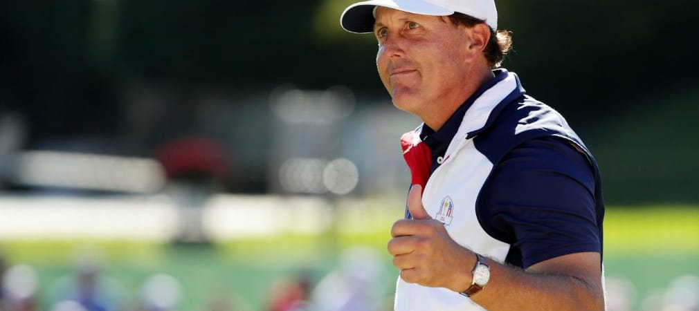 Vom Ryder Cup direkt wieder in die Saison: Phil Mickelson geht bei der Safeway Open auf der PGA Tour an den Start. (Foto: Getty)