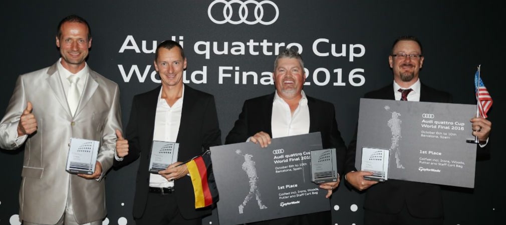 Die Sieger: Gerit Flohr, Sebastian Kaul, Don Tate, Eric Kelley (v.l.). (Foto: Audi Sports Communications)