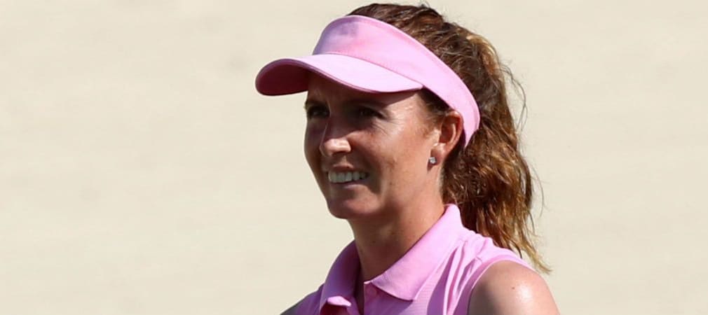 Am vierten Playoff-Loch siegt Florentyna Parker bei der Estrella Damm Mediterranean Ladies Open. (Foto: Getty)