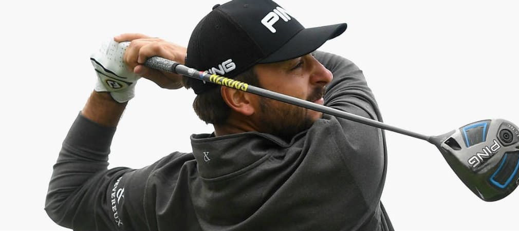 Stephan Jäger schlägt bei der US Open in Erin Hills zum zweiten Mal bei einem Major ab.