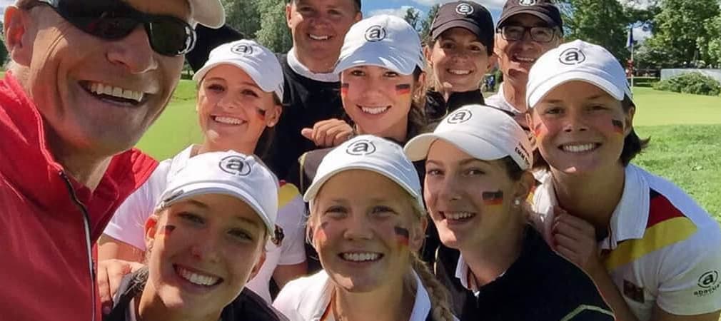 EMM Europäische Mannschaftsmeisterschaft Golf: Die Mädchen des GTG erreichten Platz fünf (Foto: DGV)