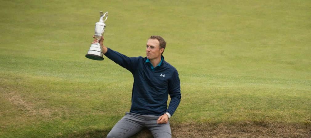 Jordan Spieth verdiente sich bei der Open Championship in einem spannenden Finale den Claret Jug. (Foto: Getty)