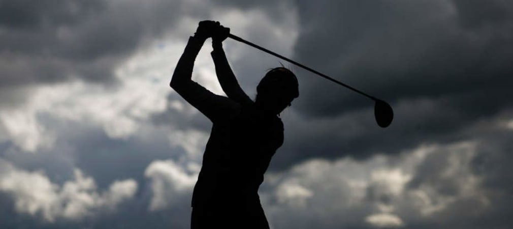 Das Wetter spielt einfach nicht mit. Die erste Runde der Evian Championship wird abgesagt. (Foto: Tiwtter: Evian Championship)