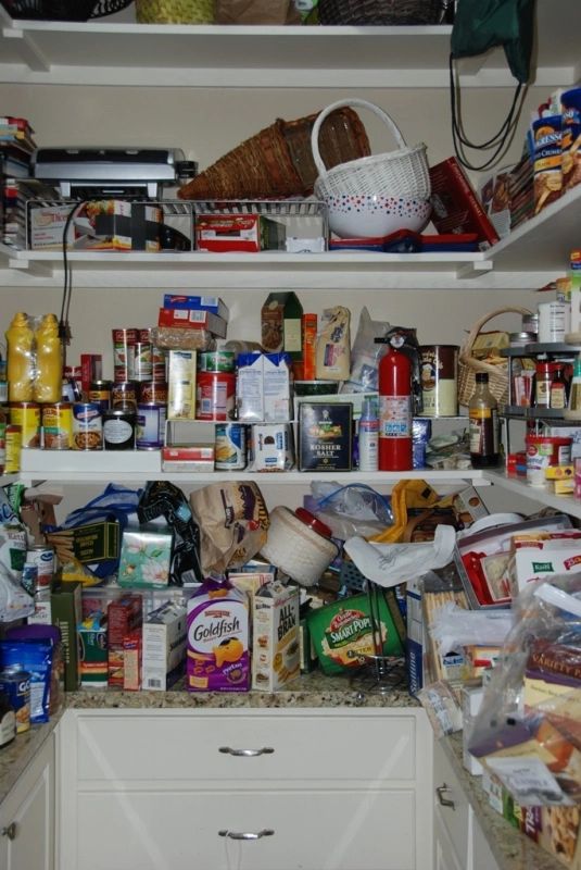 Cluttered Pantry