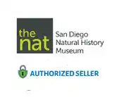 This image features a logo for "the Nat San Diego Natural History Museum" with stylized text against a light background. The main part of the logo includes a dark square with a green border containing the text “the nat” in white lowercase letters. To the right of this square is the text "San Diego Natural History Museum" arranged vertically in green and gray colors. Below the main logo, there is a seal indicating “AUTHORIZED SELLER.” The design projects a clean, modern aesthetic.

At GreatWorkPerks.com, we pride ourselves on offering exclusive discounts and savings on tickets, ensuring you experience the best attractions at the lowest prices.