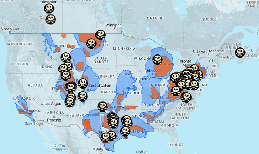 Find 'Fraccidents" near you with interactive map. Image Courtesy: EarthJustice.org