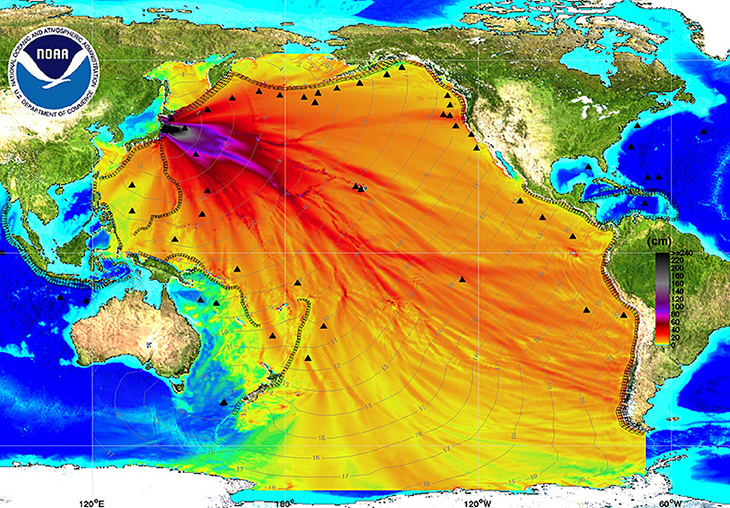 Fukushima Radiation Contamination. Photo Credit: NOAA.