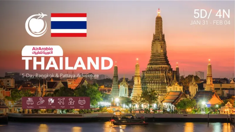 مغامرة لمدة 5 أيام في بانكوك وباتايا
