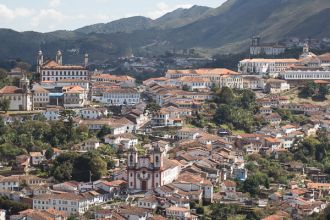 Igrejas de Ouro Preto, MG, Brasil. Vistas do alto (Marcos Borges/A 4 Pés)