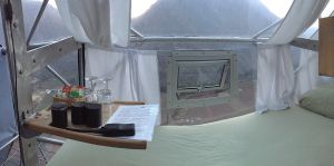 Skylodge Adventure Suites - Visão de dentro da cápsula