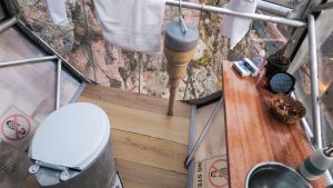 Skylodge Adventure Suites - Vista do banheiro