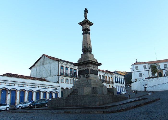 Praça Tiradentes (Foto: Cláudia Pelegrini)