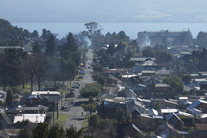 Cidade de Pucón desde o Mirante (Foto: Cláudia Pelegrini / A 4 Pés)