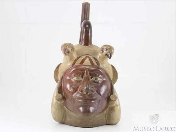 Primeira peça de Rafael Larco - Cerámica Cultura Mochica (Fonte: Museu Larco)