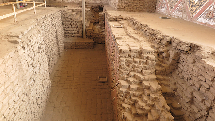 Terceiro e quarto piso de Huaca de La Luna Terceiro e quarto piso de Huaca de La Luna