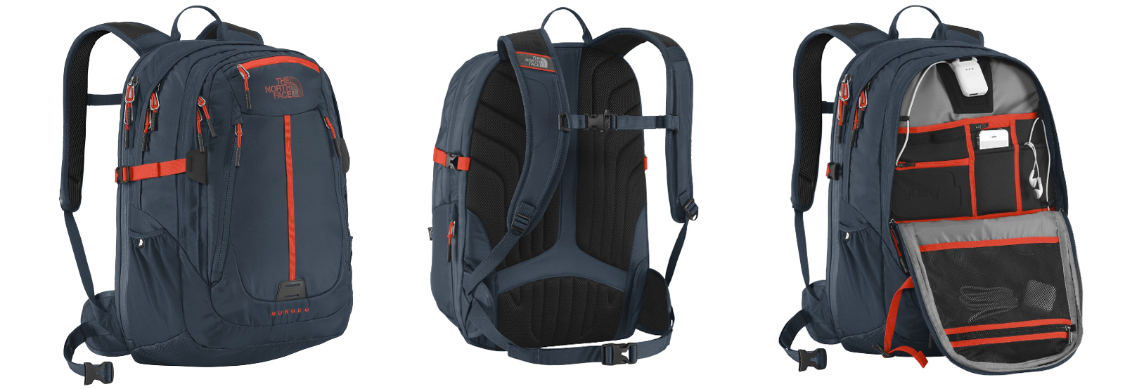 mochila pequena com carregador extra embutido