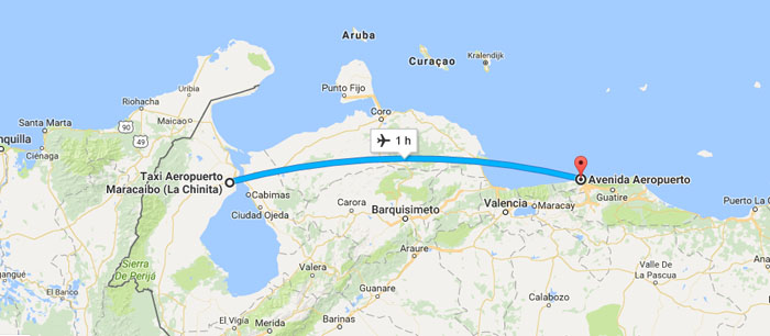 Trecho de Caracas (Maiquetia) até Maracaibo - Via Venezolana Trecho de Caracas (Maiquetia) até Maracaibo - Via Venezolana