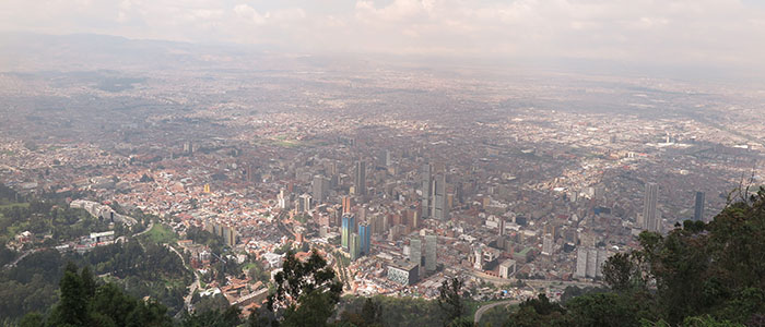 Vista do alto do Cerro Monserrate - Bogotá Vista do alto do Cerro Monserrate - Bogotá