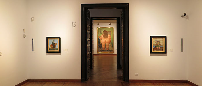 Uma das sala do Museu de Botero - Bogotá Uma das sala do Museu de Botero - Bogotá