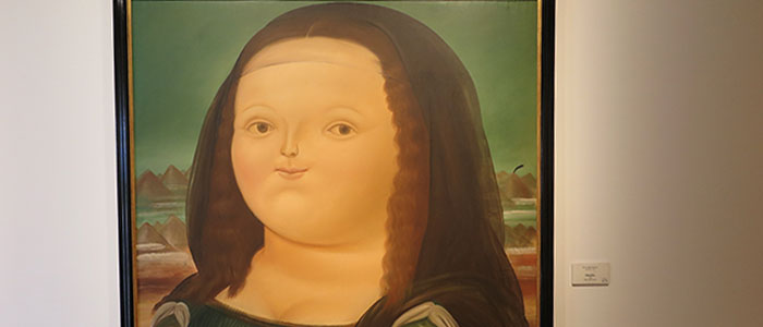 Não deixe de ver de perto a Monalisa de Botero Não deixe de ver de perto a Monalisa de Botero