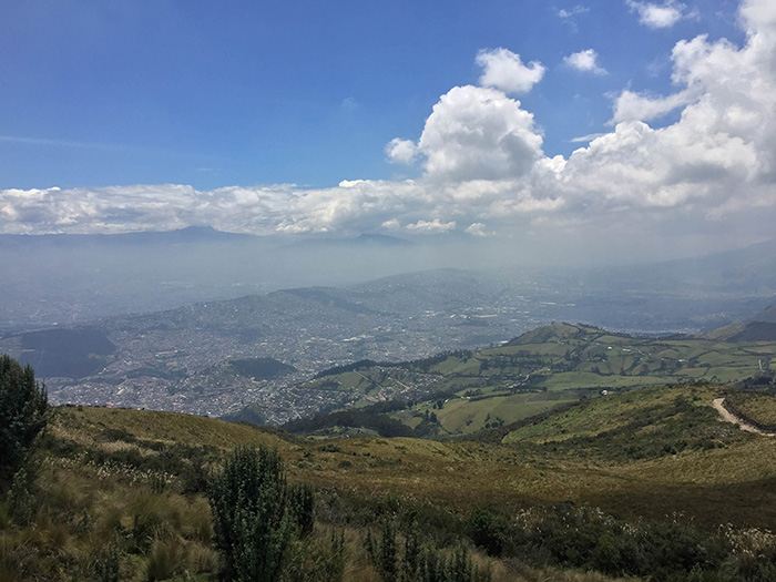 Vista da cidade de Quito Vista da cidade de Quito
