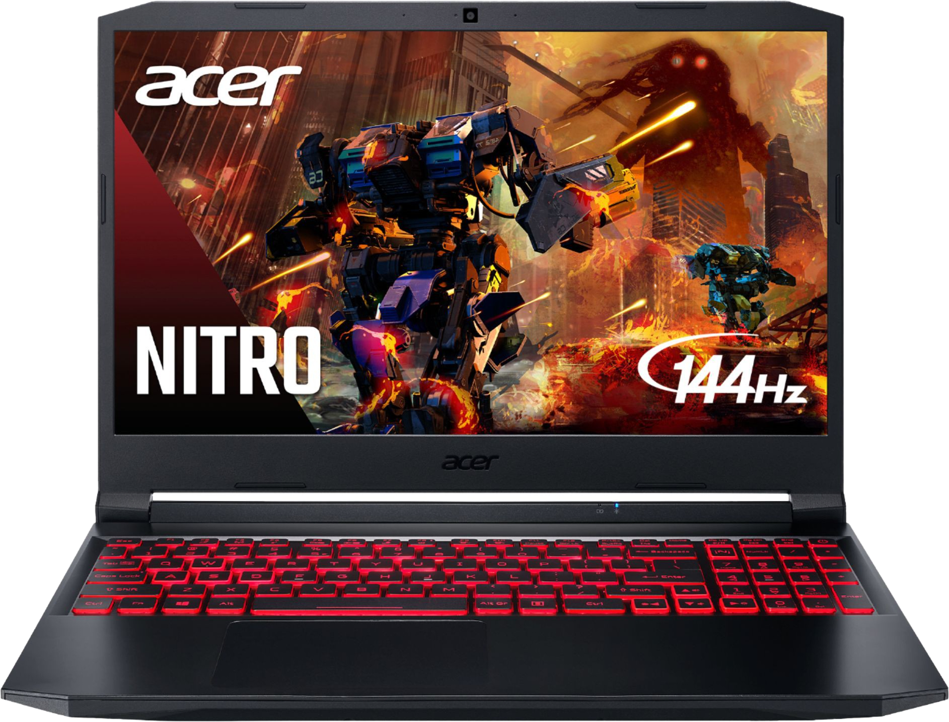 ACER Nitro 5 - English (QWERTY) - Gaming Laptop - Intel® Core™ i5-11400H - 8GB - 256GB SSD - NVIDIA® GeForce® GTX 1650