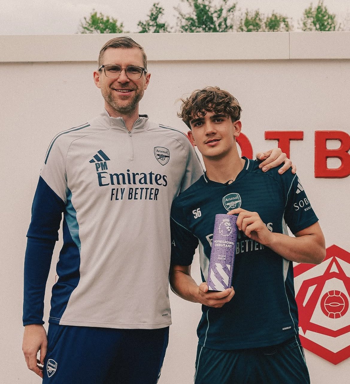 Max Dowman wins the Premier League Home Grown Debutant of the Season Award.