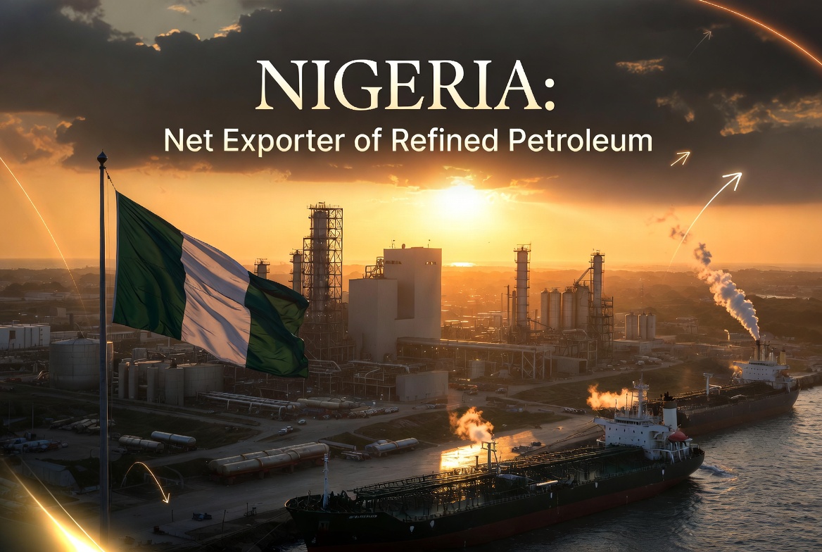 Nigeria Becomes a Net Exporter of Refined Petroleum Products for the First Time Nigeria Becomes a Net Exporter of Refined Petroleum Products for the First Time
