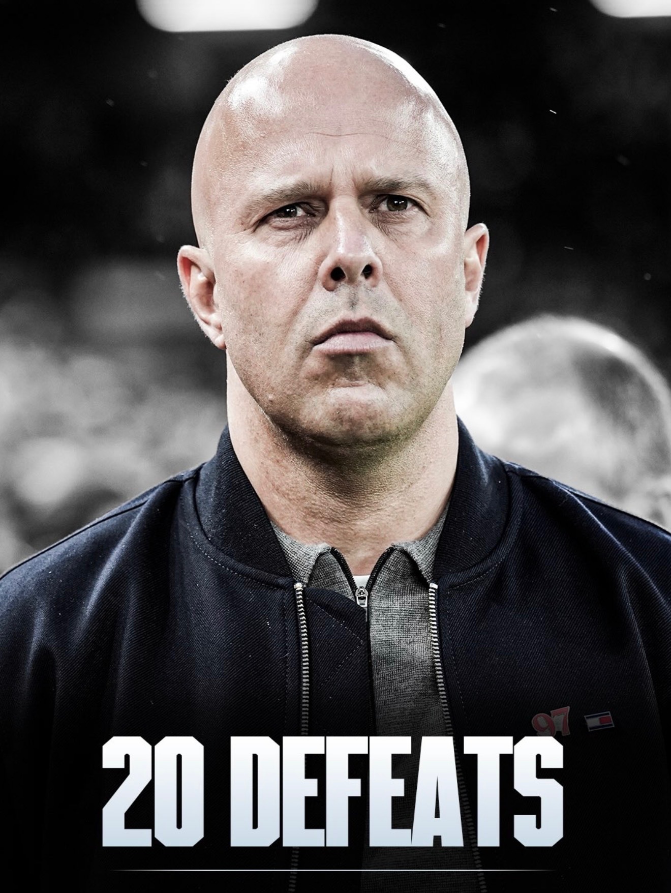 Arne Slot on 20 defeats this season: