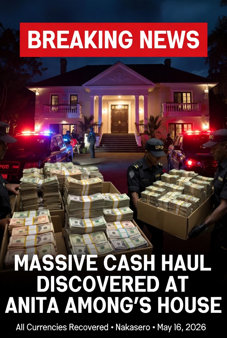 Massive Cash Haul Allegedly Discovered at Anita Annet Among’s ResidenceKampala, May 16, 2026