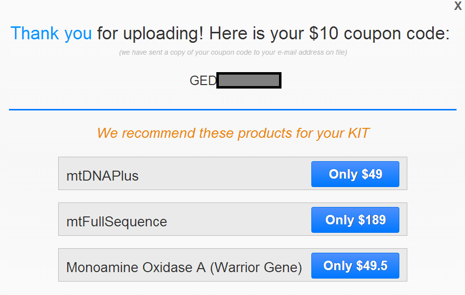 Family Tree DNA Coupon Step 9