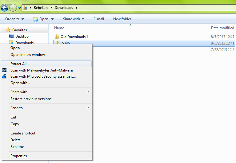 Extract Files