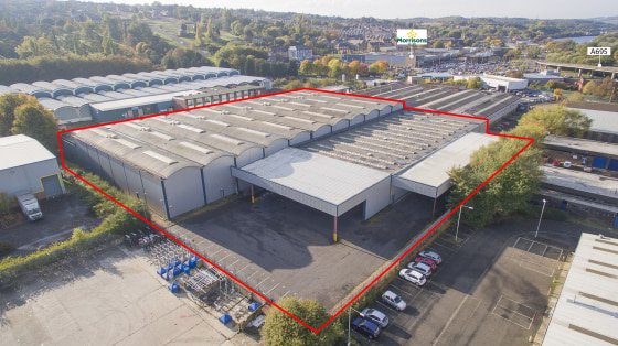 Extensive refurbished warehouse/industrial building. Eaves height up to 8.4m. 5 level access loading doors. Dock level loading. Two storey offices. Secure service yard.