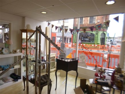 Prominent retail unit with storage located just outside the main pedestrianised...