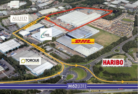 Situated on the Established Wakefield Europort, off California Drive the property comprises a part high bay industrial and distribution facility with substantial external areas. Specification highlights include: