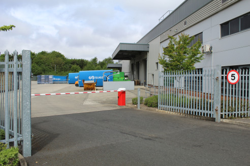 Modern detached production/warehouse unit. Ground and first floor offices. 3 level and 2 dock level access loading doors. 600 KVA power supply. 8m eaves height. Large secure service yard. 57 car parking spaces. BRC food packaging compliant fit out.