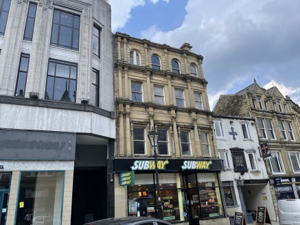 The property briefly comprises the 1st, 2nd and 3rd floors of a town centre terrace property located prominently on Old Market by to McDonalds, Subway and The Woolshops Shopping Centre.

The premises benefits from a reception area on the first floor...